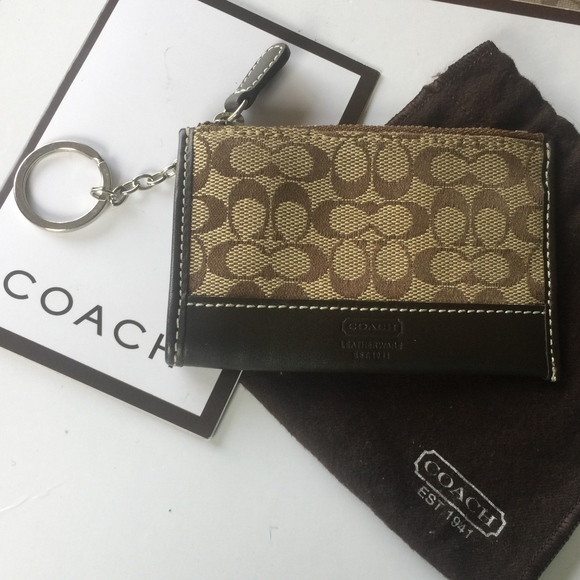Coach Handbags - Authentic COACH Card/KeyRing Wallet